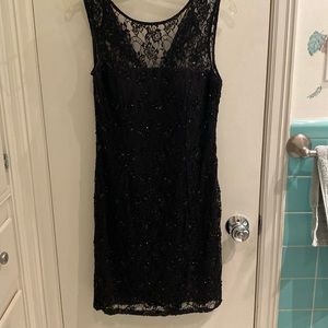 Black cocktail dress